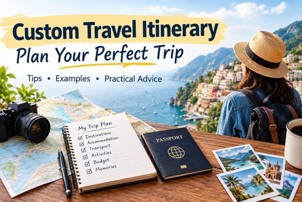 custom travel itinerary